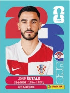 Josip Šutalo Croacia (CRO7) - Sticker World Cup 2026