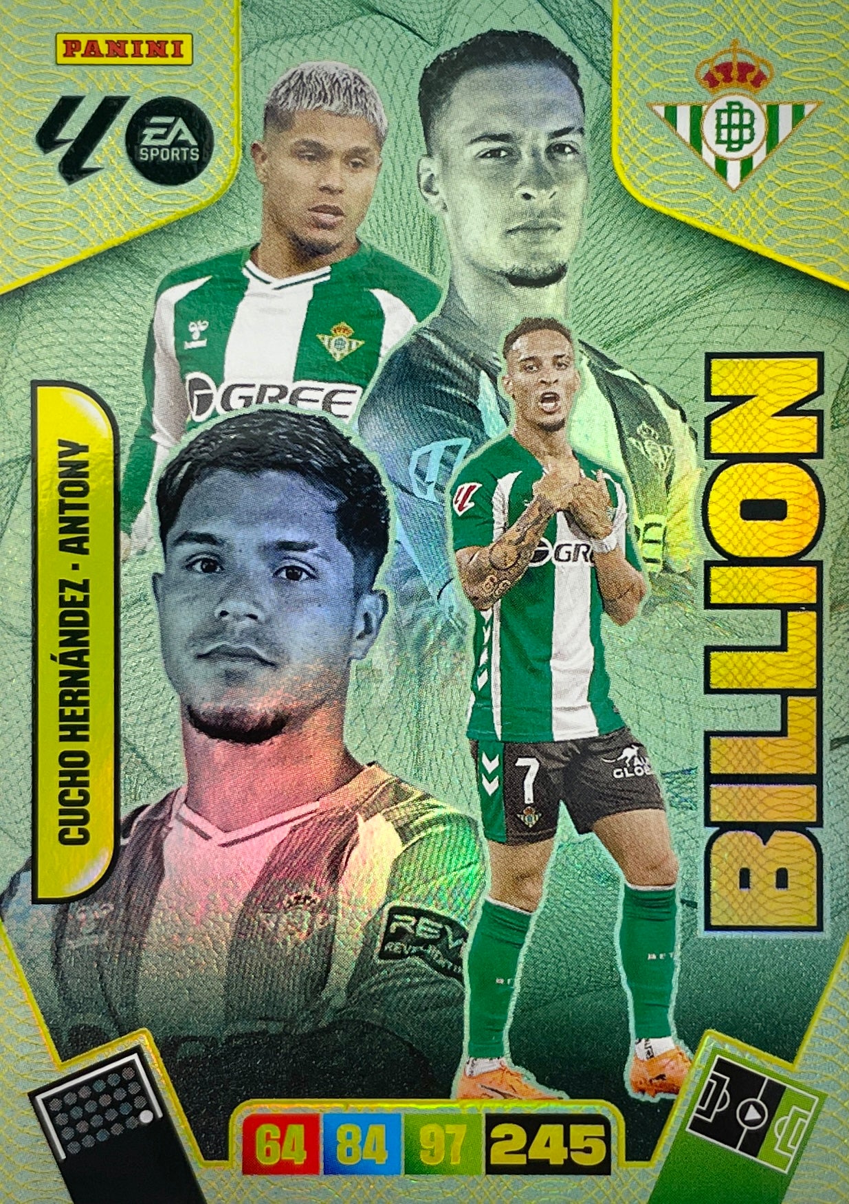 Cucho Hernández - Antony Billion (B4) - Adrenalyn XL LaLiga 2025/2026