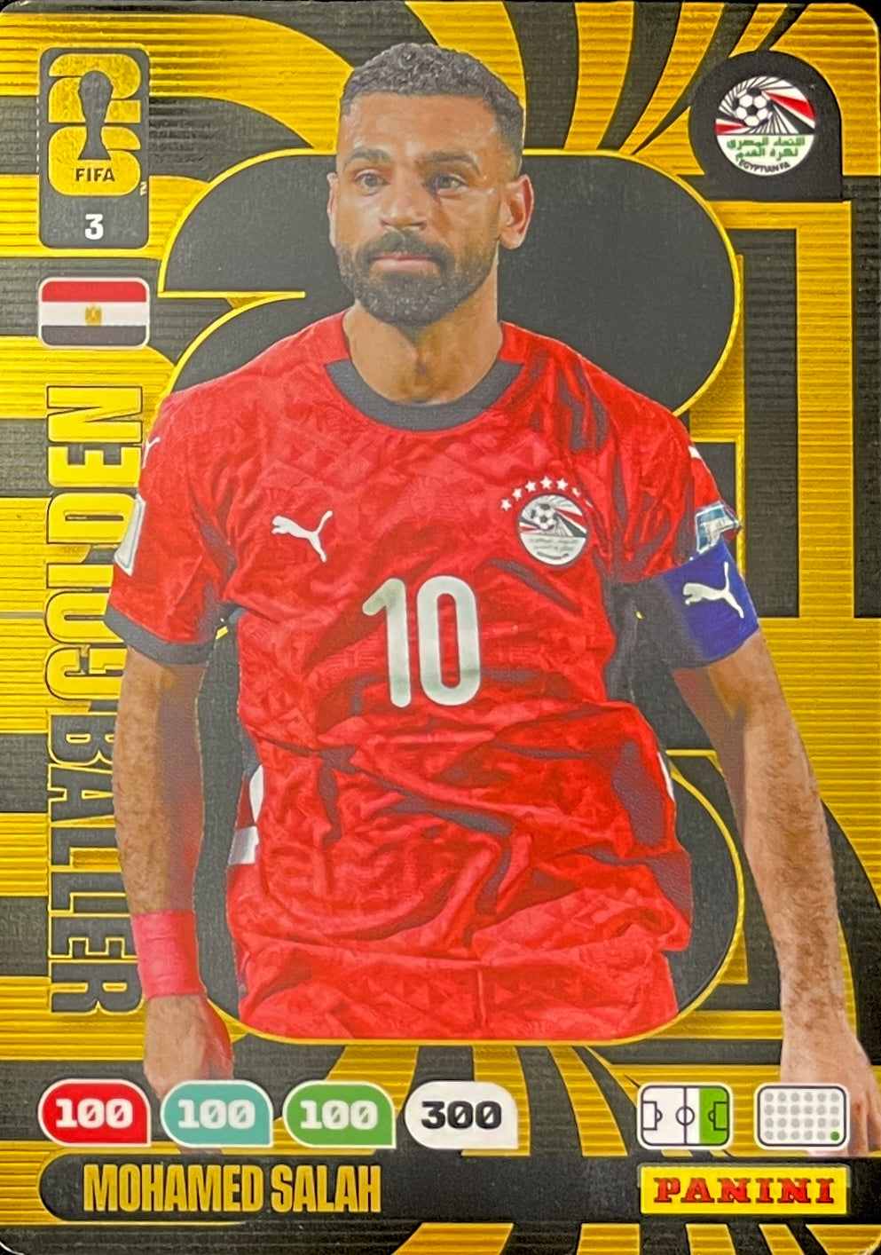 Salah Golden Baller (3) - Adrenalyn XL World Cup 2026