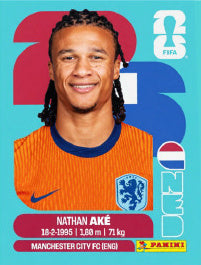 Nathan Aké Países Bajos (NED7) - Sticker World Cup 2026
