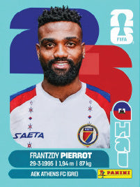 Frantzdy Pierrot Haití (HAI20) - Sticker World Cup 2026
