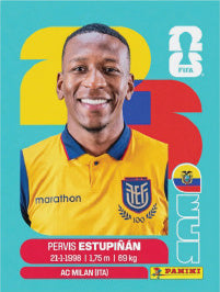 Pervis Estupiñán Ecuador (ECU5) - Sticker World Cup 2026