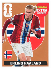 Erling Haaland Extra Sticker Bronce (EXT58) - Sticker World Cup 2026