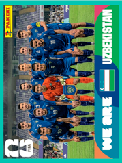 Foto Equipo Uzbekistán (UZB13) - Sticker World Cup 2026