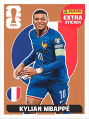 Kylian Mbappé Extra Sticker Bronce (EXT38) - Sticker World Cup 2026