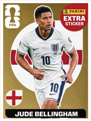 Jude Bellingham Extra Sticker Oro (EXT36) - Sticker World Cup 2026