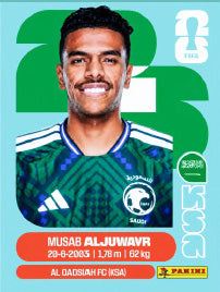 Musab Al Juwayr Arabia Saudí (KSA9) - Sticker World Cup 2026