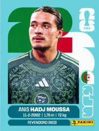 Anis Hadj Moussa Argelia (ALG17) - Sticker World Cup 2026