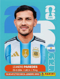 Leandro Paredes Argentina (ARG12) - Sticker World Cup 2026
