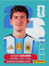 Leonardo Balerdi Argentina (ARG7) - Sticker World Cup 2026