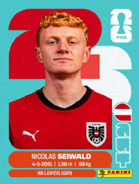 Nicolas Seiwald Austria (AUT15) - Sticker World Cup 2026
