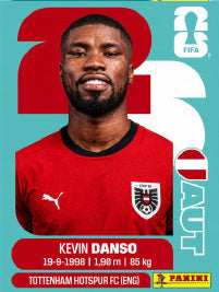 Kevin Danso Austria (AUT5) - Sticker World Cup 2026