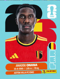 Amadou Onana Bélgica (BEL10) - Sticker World Cup 2026