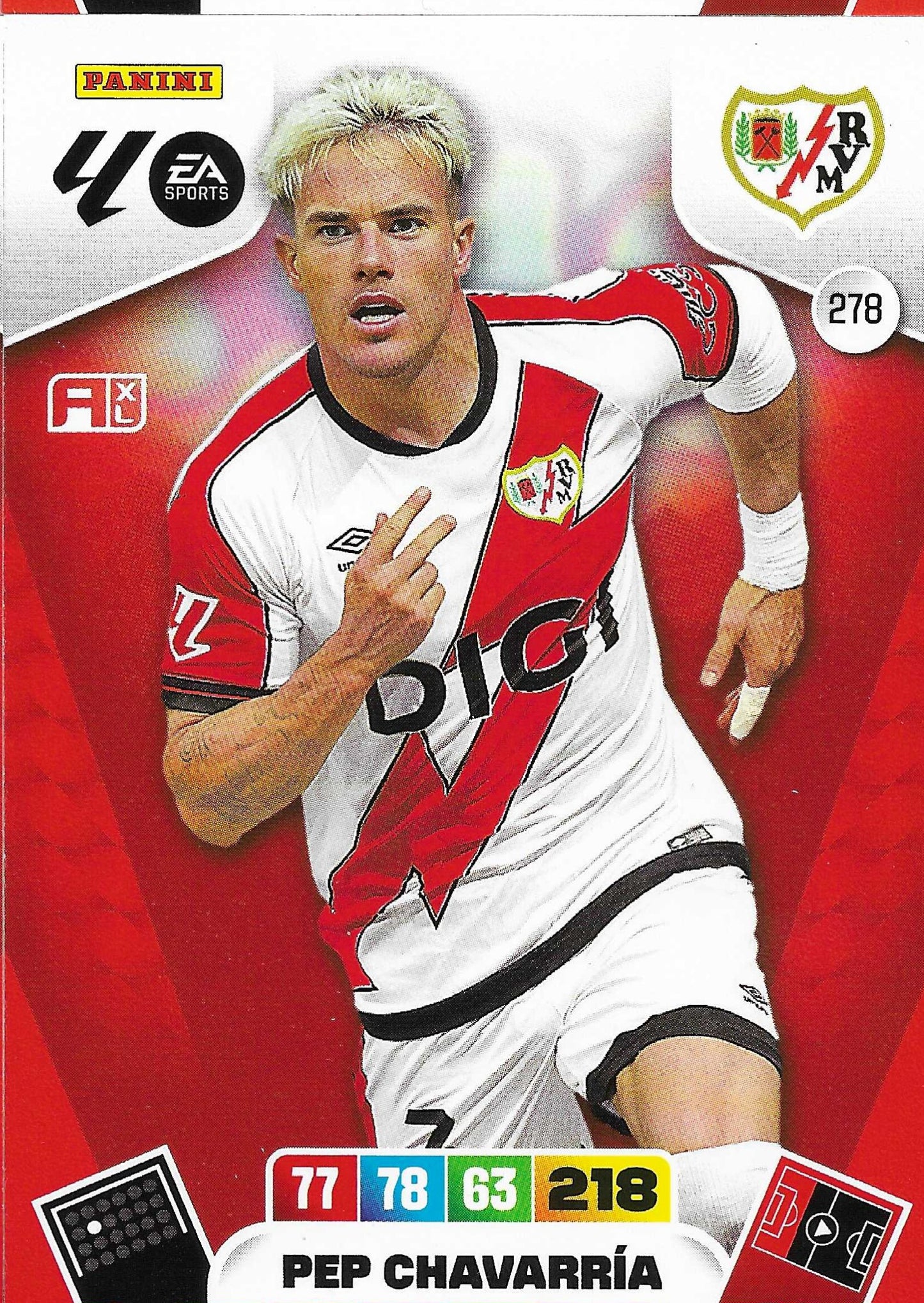 Pep Chavarria Básica (278) - Adrenalyn XL LaLiga 2025/2026