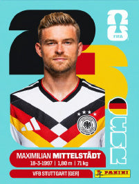 Maximilian Mittelstädt Alemania (GER9) - Sticker World Cup 2026