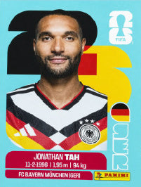 Jonathan Tah Alemania (GER3) - Sticker World Cup 2026