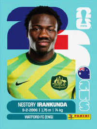 Nestory Irankunda Australia (AUS19) - Sticker World Cup 2026