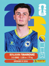 Benjamin Tahirović Bosnia Y Herzegovina (BIH9) - Sticker World Cup 2026