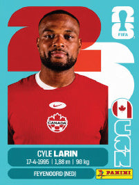 Dyle Larin Canadá (CAN19) - Sticker World Cup 2026