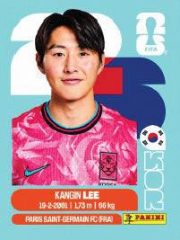 Kangin Lee Corea Del Sur (KOR12) - Sticker World Cup 2026