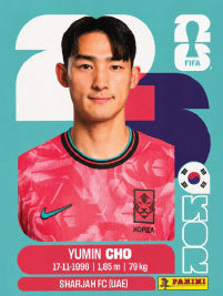 Yumin Cho Corea Del Sur (KOR5) - Sticker World Cup 2026