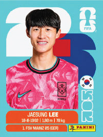 Jaesung Lee Corea Del Sur (KOR10) - Sticker World Cup 2026