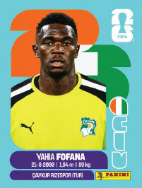 Yahia Fofana Costa De Marfil (CIV2) - Sticker World Cup 2026