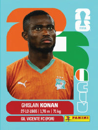 Ghislain Konan Costa De Marfil (CIV3) - Sticker World Cup 2026