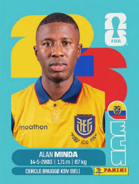 Alan Minda Ecuador (ECU18) - Sticker World Cup 2026