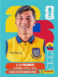 Alan Franco Ecuador (ECU10) - Sticker World Cup 2026