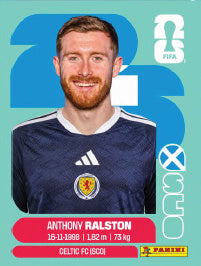 Anthony Ralston Escocia (SCO9) - Sticker World Cup 2026