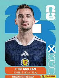 Kenny Mclean Escocia (SCO16) - Sticker World Cup 2026