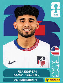 Ricardo Pepi Estados Unidos (USA18) - Sticker World Cup 2026
