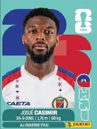 Josué Casimir Haití (HAI16) - Sticker World Cup 2026