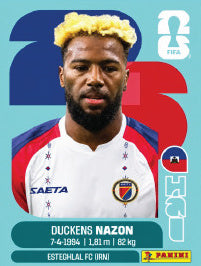 Duckens Nazon Haití (HAI18) - Sticker World Cup 2026