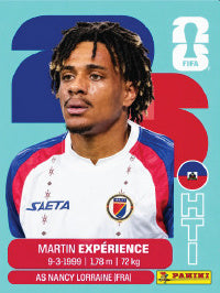 Martin Expérience Haití (HAI4) - Sticker World Cup 2026