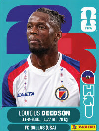 Louicius Deedson Haití (HAI19) - Sticker World Cup 2026