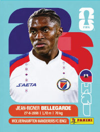 Jean-Ricner Bellegarde Haití (HAI12) - Sticker World Cup 2026