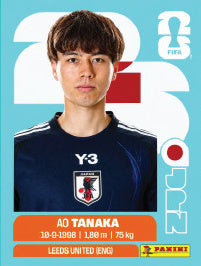 Ao Tanaka Japón (JPN10) - Sticker World Cup 2026