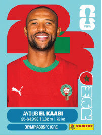 Ayoub El Kaabi Marruecos (MAR20) - Sticker World Cup 2026
