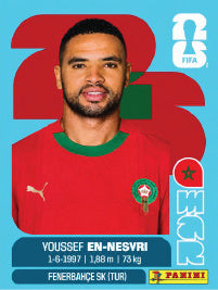 Youssef En-Nesyri Marruecos (MAR16) - Sticker World Cup 2026