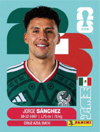 Jorge Sánchez México (MEX4) - Sticker World Cup 2026