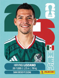 Hirving Lozano México (MEX15) - Sticker World Cup 2026