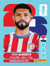 Omar Alderete Paraguay (PAR7) - Sticker World Cup 2026