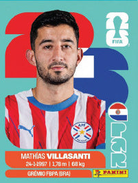 Mathías Villasanti Paraguay (PAR9) - Sticker World Cup 2026