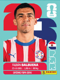 Fabián Balbuena Paraguay (PAR5) - Sticker World Cup 2026
