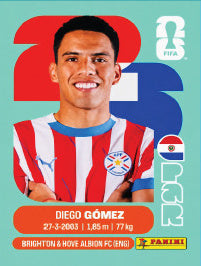 Diego Gómez Paraguay (PAR4) - Sticker World Cup 2026