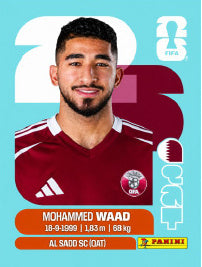 Mohammed Waad Catar (QAT14) - Sticker World Cup 2026