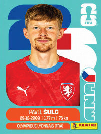 Pavel Šulc República Checa (CZE14) - Sticker World Cup 2026