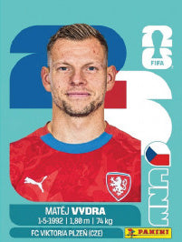 Matěj Vydra República Checa (CZE15) - Sticker World Cup 2026